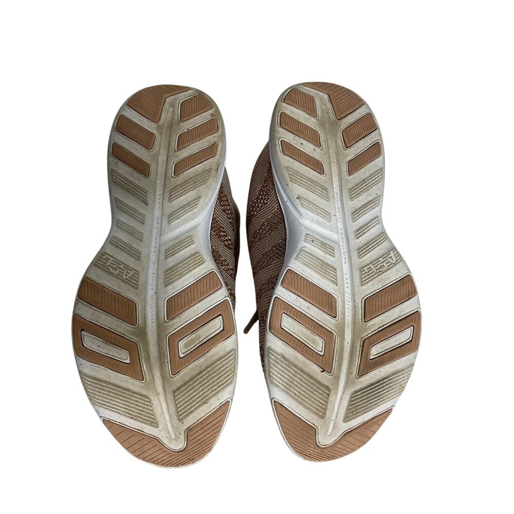 Bandier Knit Tan Techloom Pro Sneakers Size 8.5 - Picture 4 of 4